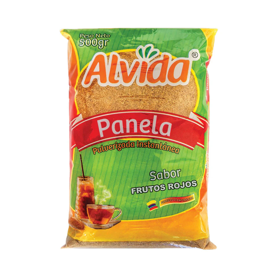 Sugar Cane Panela Mixed Berries Alvida -500g