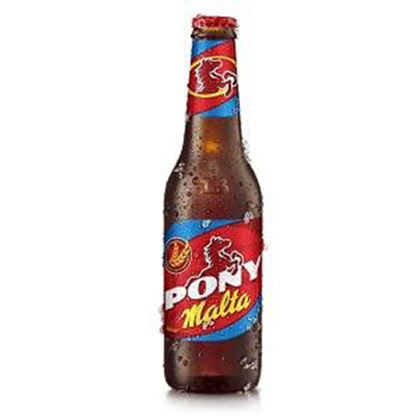 Pony Malta Malt 6 Pack - 330ml Glass Bottle
