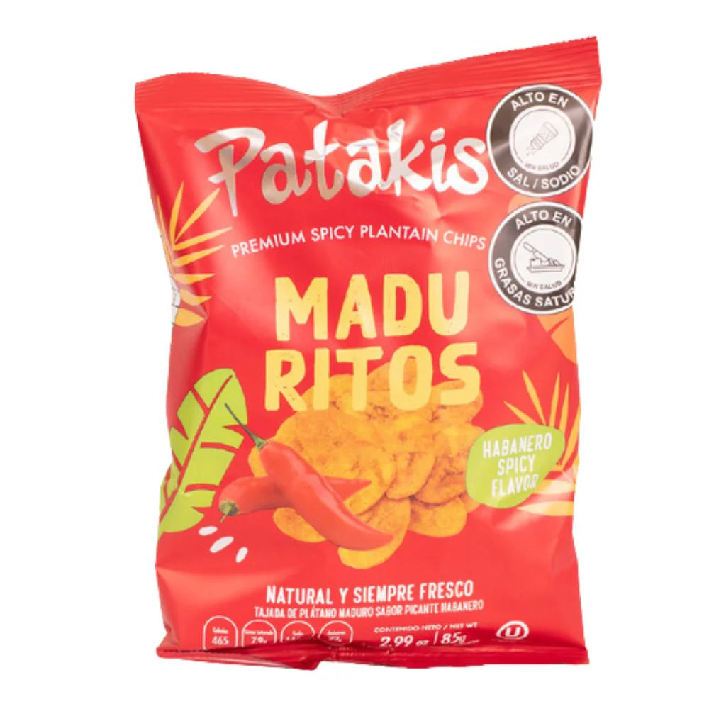 Patakis Spicy Habanero Plantain Chips - 85g