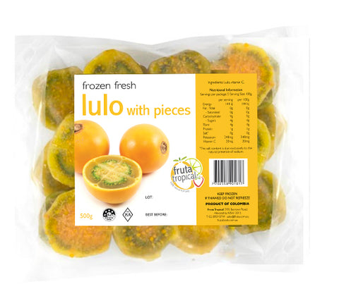 Frozen Lulo Pieces - 500g