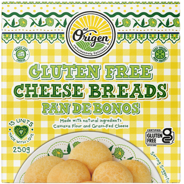 New! Cheese Breads Pandebonos - 250g - Gluten Free