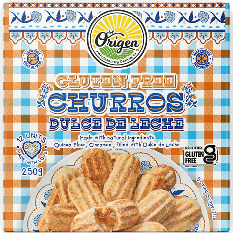 New! Churros Dulce De Leche - 250g - Gluten Free