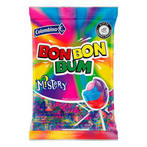 Bon Bon Bum Bubble Gum Pops - Mystery x 24