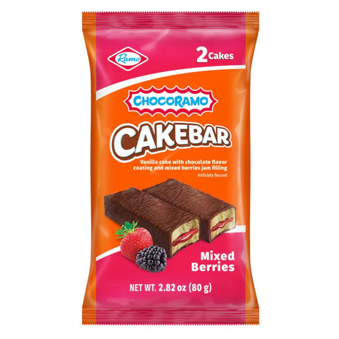 Cakebar filled with Mixed berries jam - 80g