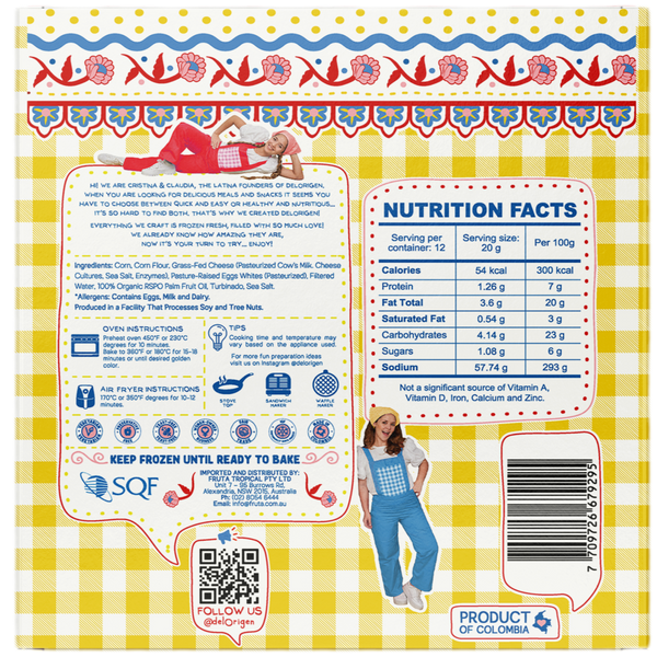 New! Arepa Bites Corn+Cheese - 240g -Gluten Free