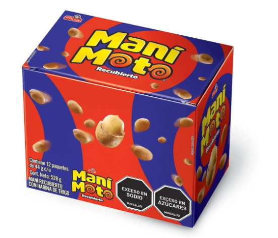 Mani Moto Crunchy Peanut Snack 12 x 44g Bags