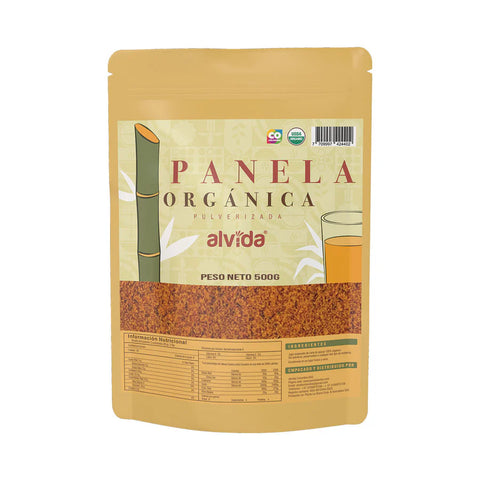 Panela Alvida Organica - Organic Sugar Cane 500g