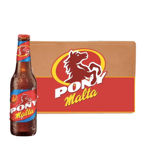 Pony Malta 24 x 330 Glass Bottles