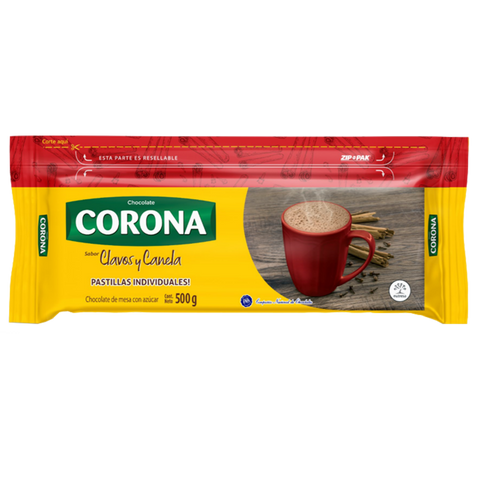 Chocolate Corona con Clavos y Canela - 500g