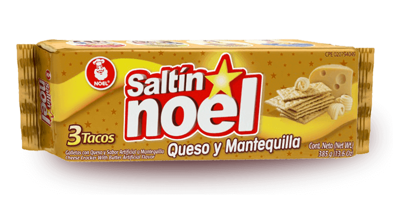 Saltin Cheese and Butter Crackers Noel (385g)
