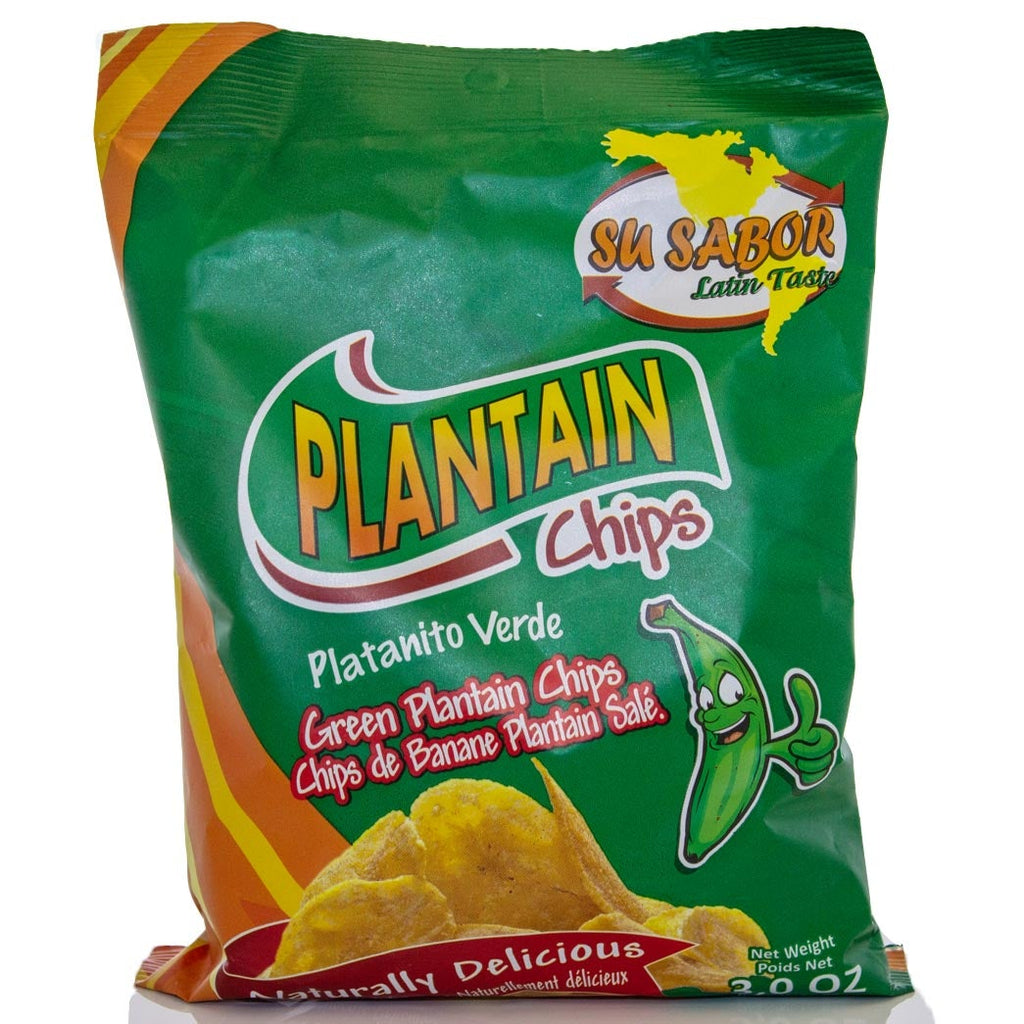 Green Plantain Chips (4 x 85g Bags)