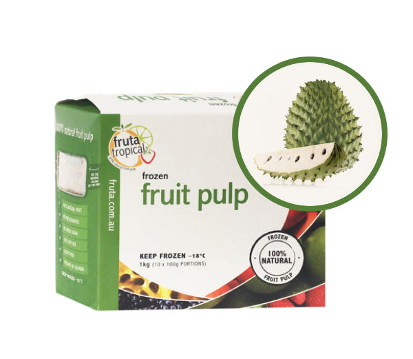 Soursop Fruit pulp - 1Kg Box (10 x 100g Sachets)