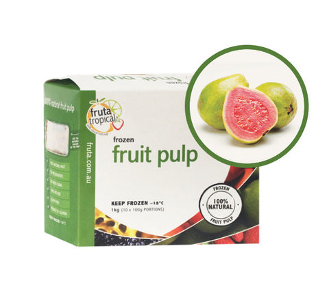 Guava Fruit pulp - 1Kg Box (10 x 100g Sachets)