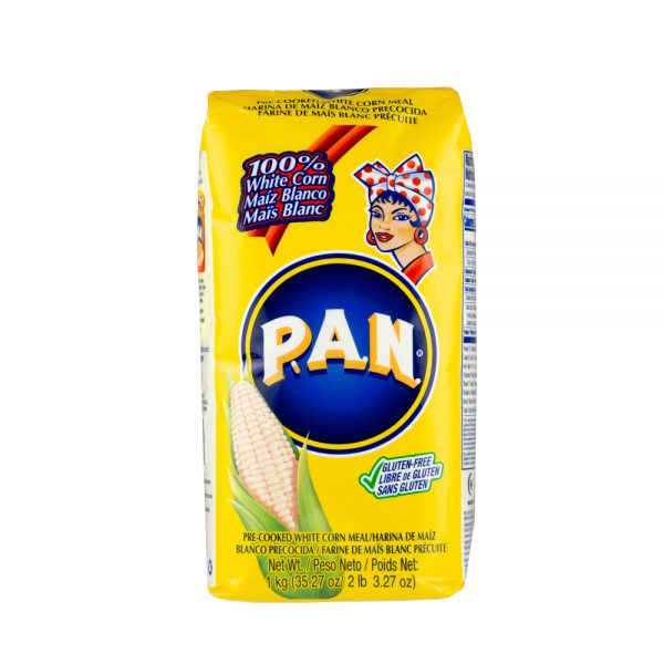 PAN White Corn Flour / Harina PAN Blanca (1kg)