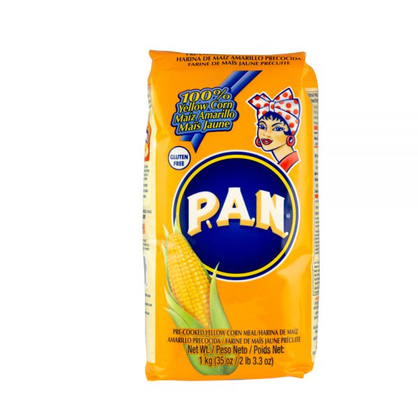 PAN Yellow Corn Flour / Harina PAN Amarilla (1kg)