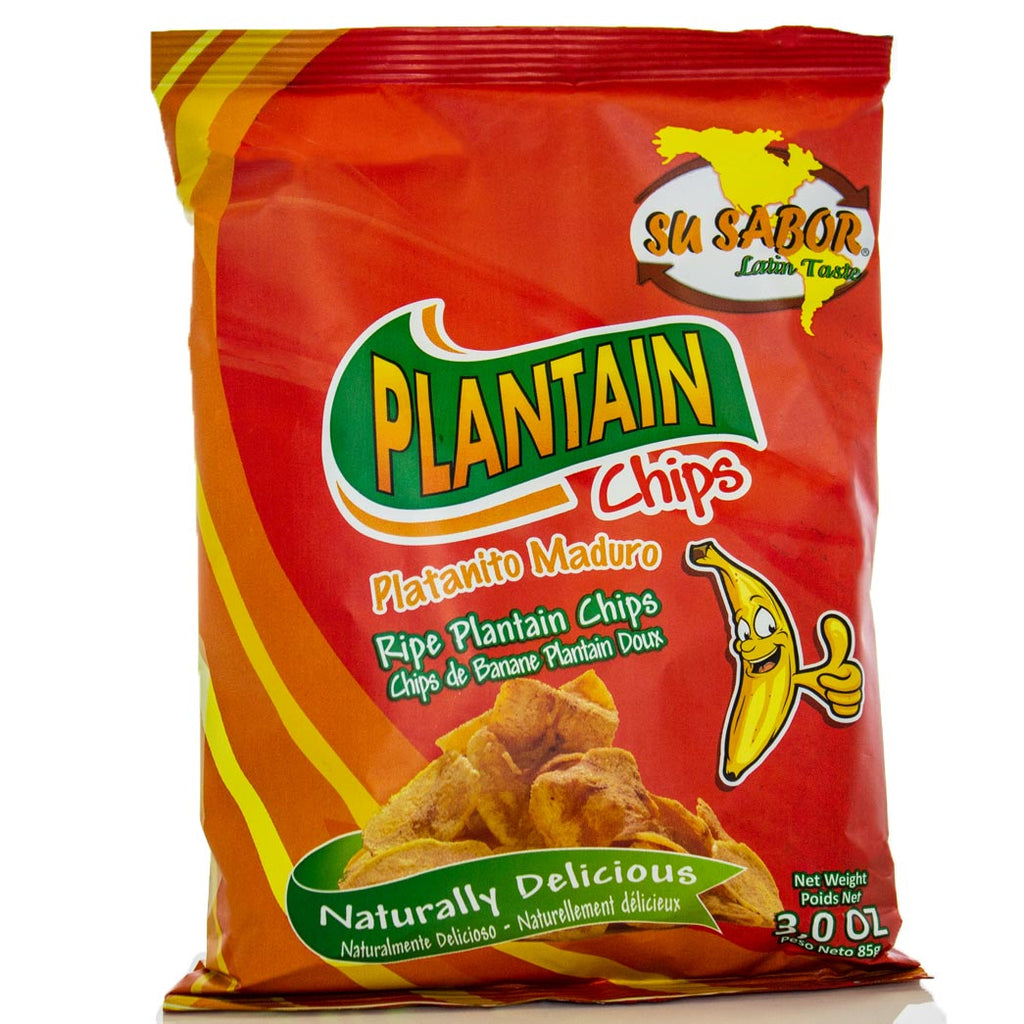 Plantain Chips Sweet (4 x 85g Bags)