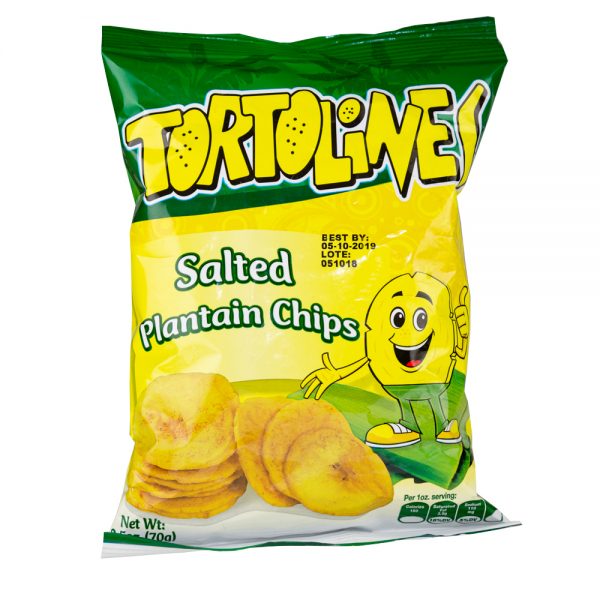 Plantain Chips Salted (4 x 70g Bags)